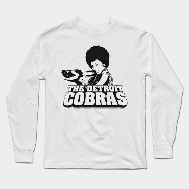 The Detroit Cobras Long Sleeve T-Shirt by CosmicAngerDesign